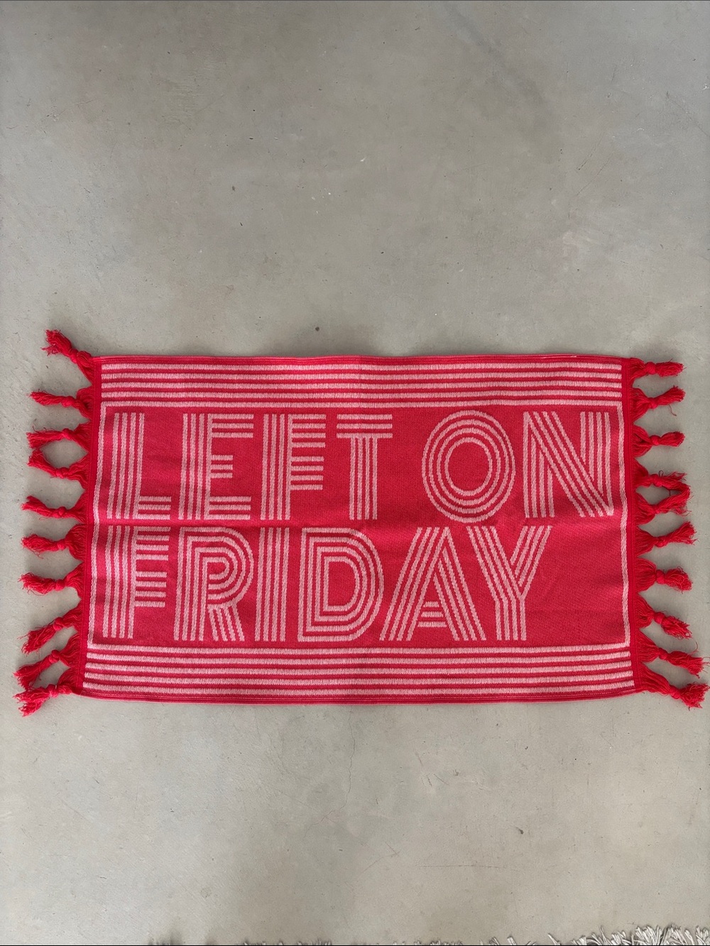 Exclusive NWOT Left On Friday Half size Turkish Beach Pool Towel